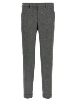 Wool pants PT TORINO Gray