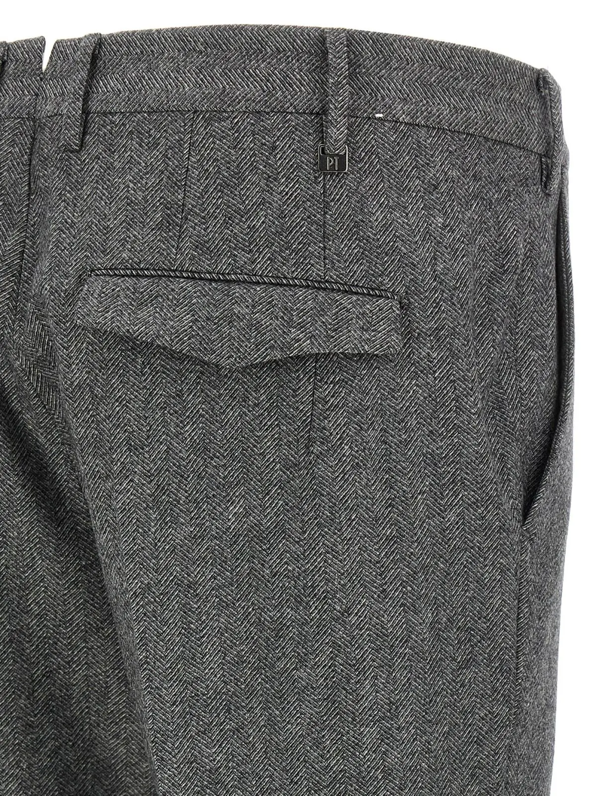 Штани Pt Torino з вовни Сірі 4 Wool pants 90% wv