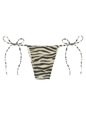 'Colin' bikini bottoms MC2 SAINT BARTH White/Black