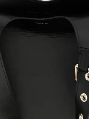 'Belt Heart' shoulder bag 100% cow leather (Bos Taurus) COPERNI Black