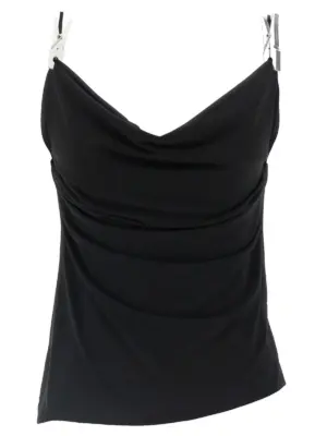 'Draped Washing Clip Gala' top COPERNI Black