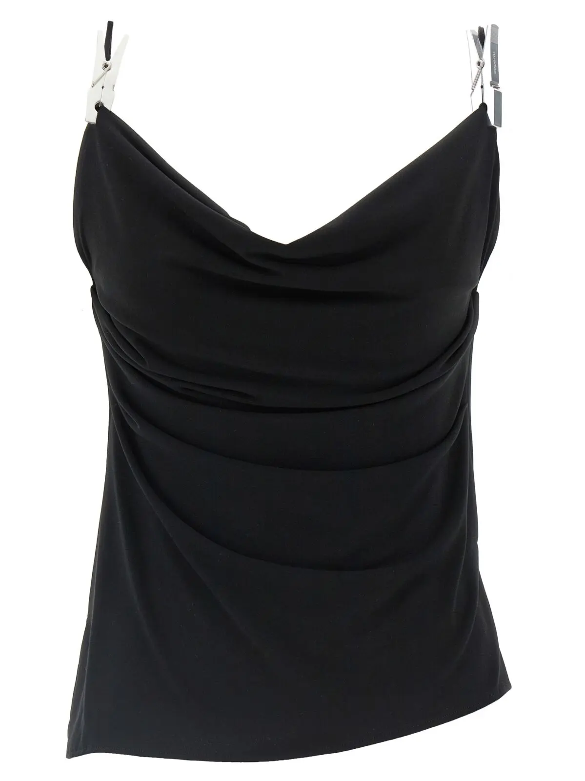 Топ Coperni Draped Washing Clip Gala Чорний 1 'Draped Washing Clip Gala' top COPERNI Black