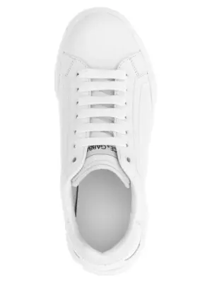 'Portofino' sneakers 100% calfskin leather (Bos Taurus) DOLCE & GABBANA White