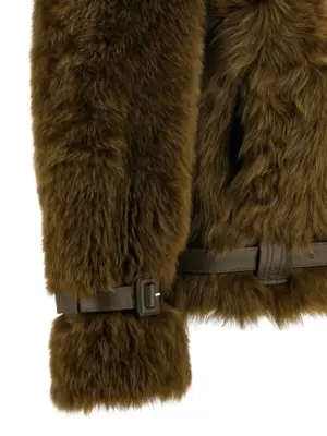 Short fur 100% lamb fur (Ovis aries) TOM FORD Green