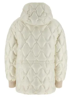 Hooded down jacket CTD215F223L5850145 FABIANA FILIPPI White