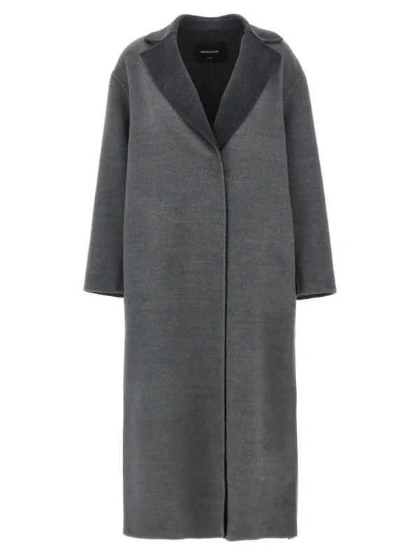 Dressing gown coat FABIANA FILIPPI Gray