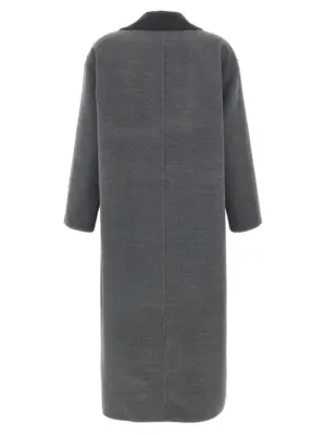 Dressing gown coat CTD215F235L509VR2 FABIANA FILIPPI Gray
