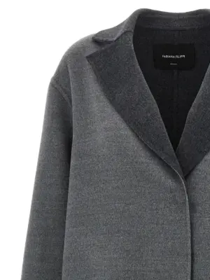 Dressing gown coat Woman FABIANA FILIPPI Gray