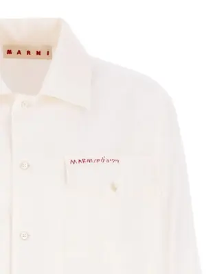 'Tropical 'Wool' shirt Man MARNI Multicolor