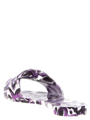 'Beachwear' slides Woman DOLCE & GABBANA Purple
