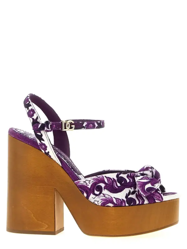 'Maiolica' sandals DOLCE & GABBANA Purple
