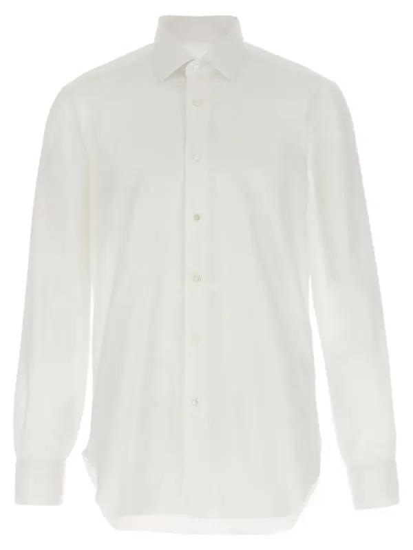 Honeycomb shirt BARBA White