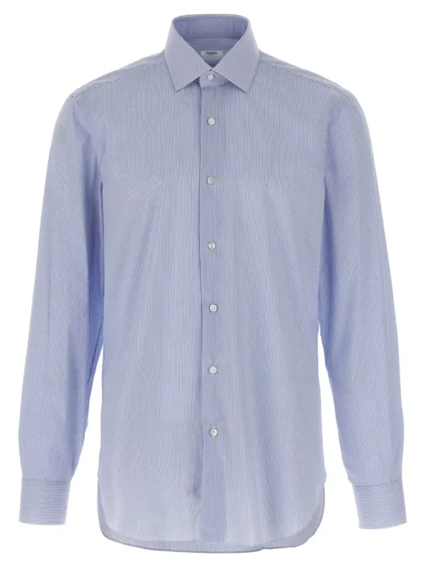 Striped shirt BARBA Light Blue