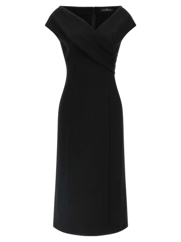 Crossover dress ERMANNO SCERVINO Black
