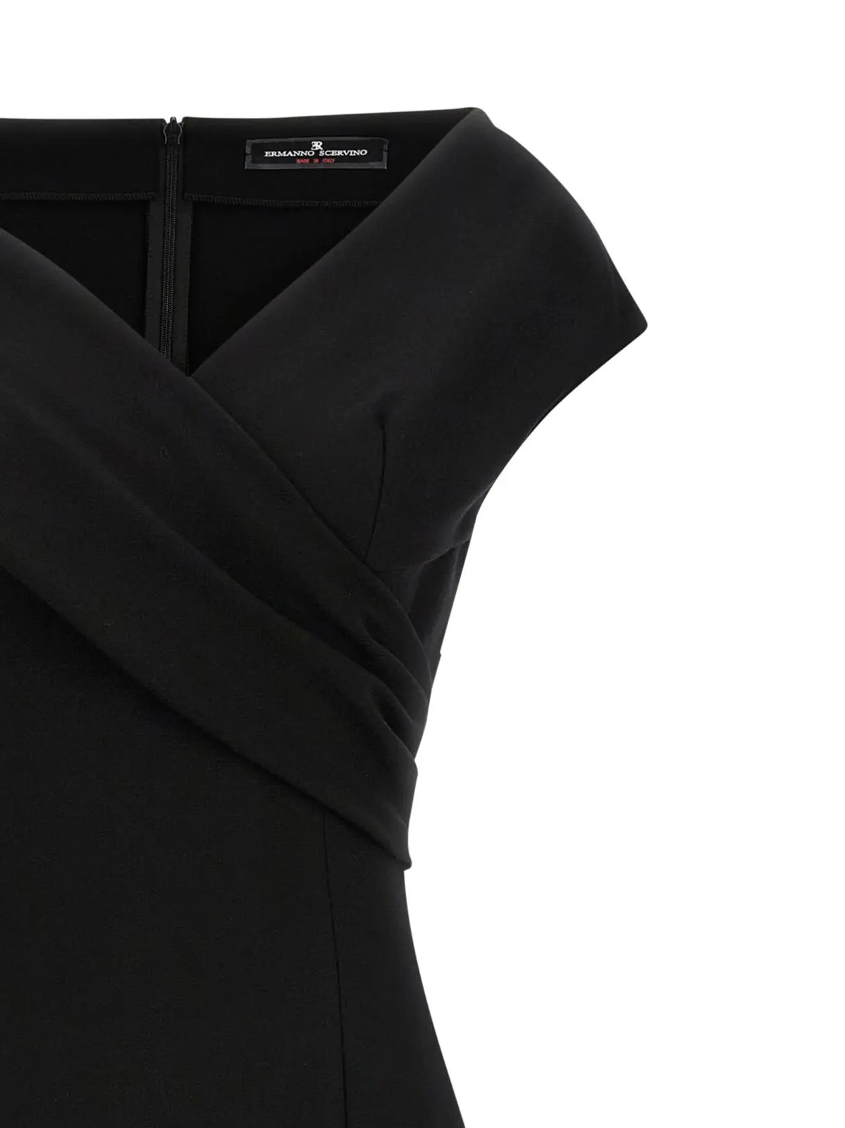 Сукня Ermanno Scervino Crossover Чорна 3 Crossover dress Woman ERMANNO SCERVINO Black