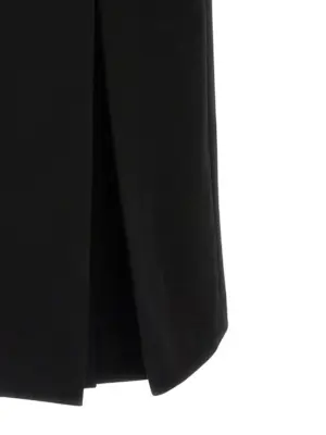 Crossover dress 67% viscose 22% polyamide 11% elastane ERMANNO SCERVINO Black