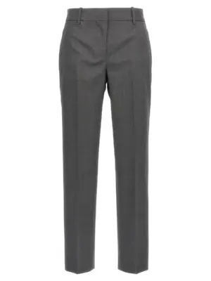 Wool pants ERMANNO SCERVINO Gray