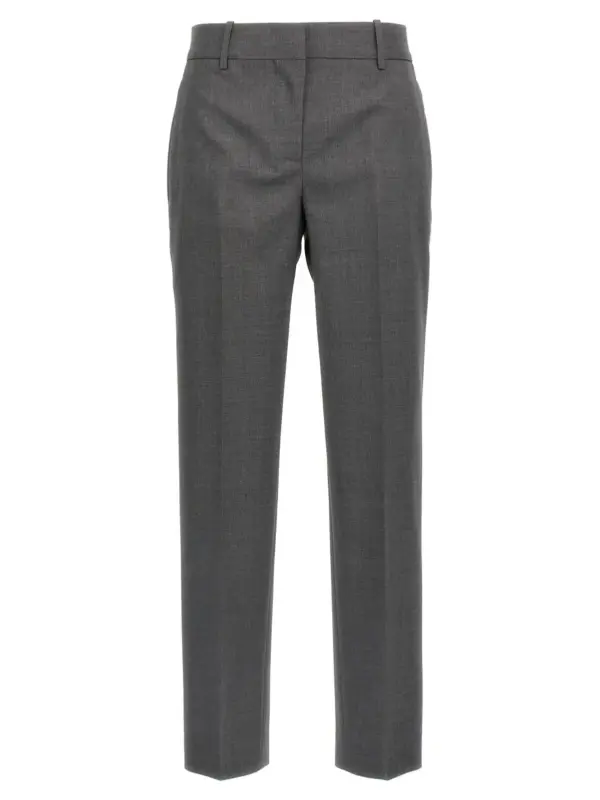Wool pants ERMANNO SCERVINO Gray