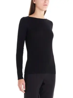 Lurex sweater M41800008C101 BRUNELLO CUCINELLI Black