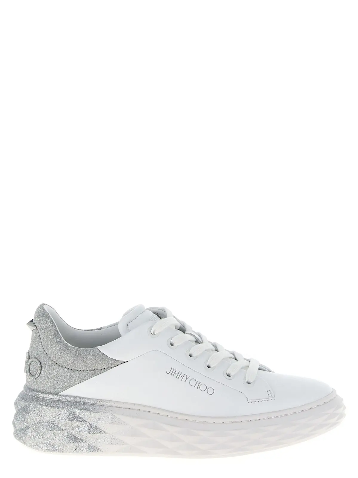 Кросівки Diamond Maxi F II Jimmy Choo Срібні 1 'Diamond Maxi F II' sneakers JIMMY CHOO Silver