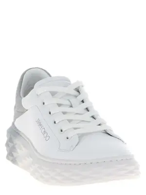'Diamond Maxi F II' sneakers DIAMONDMAXIVWHITESILVER JIMMY CHOO Silver