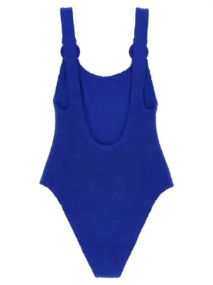 'Domino Swim' one-piece swimsuit DOMINOSWIMROYALBLUE HUNZA G Blue