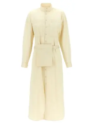 Cotton dress LEMAIRE White