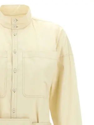 Cotton dress Woman LEMAIRE White