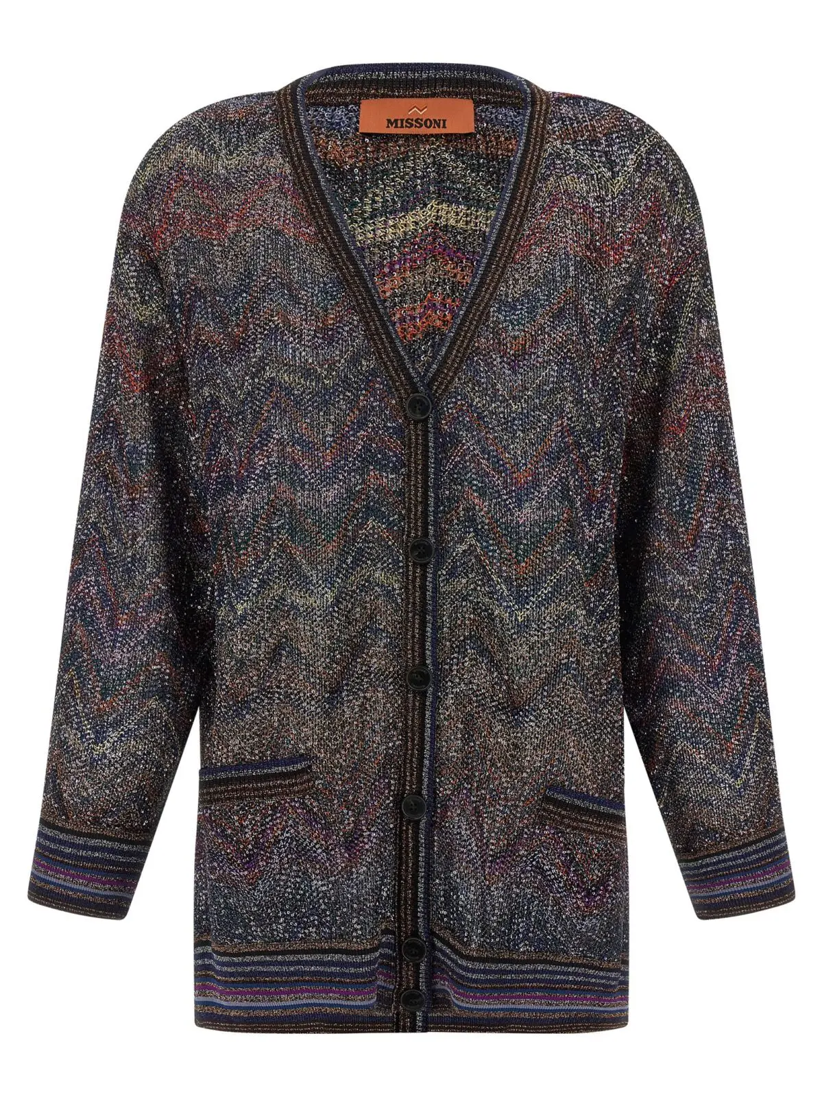 Кардиган Missoni Zigzag pattern Багатокольоровий 1 Zigzag pattern cardigan MISSONI Multicolor