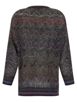 Zigzag pattern cardigan DS25WM0TBC005GS91P6 MISSONI Multicolor