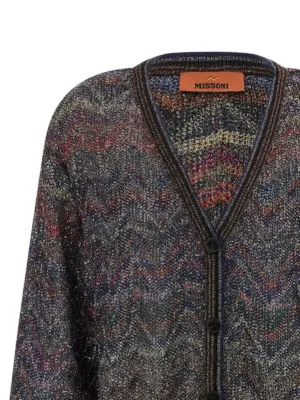 Zigzag pattern cardigan Woman MISSONI Multicolor