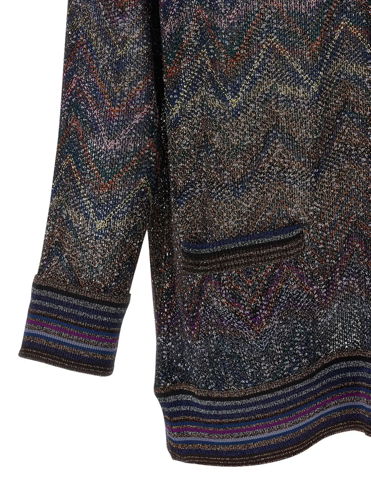 Кардиган Missoni Zigzag pattern Багатокольоровий 4 Zigzag pattern cardigan 47% viscose 26% polyamide 21% polyester 6% af MISSONI Multicolor