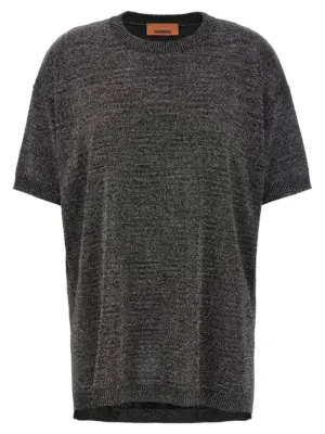 Knitted T-shirt MISSONI Silver