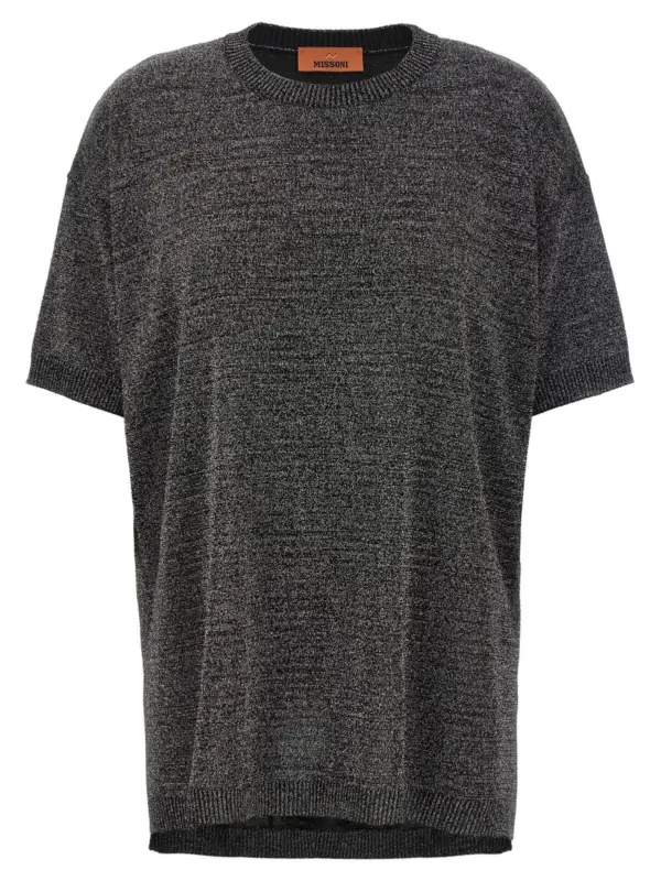Knitted T-shirt MISSONI Silver