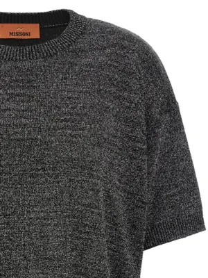 Knitted T-shirt Woman MISSONI Silver