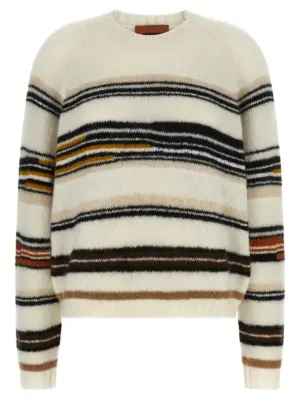 Stripes intarsia sweater MISSONI White