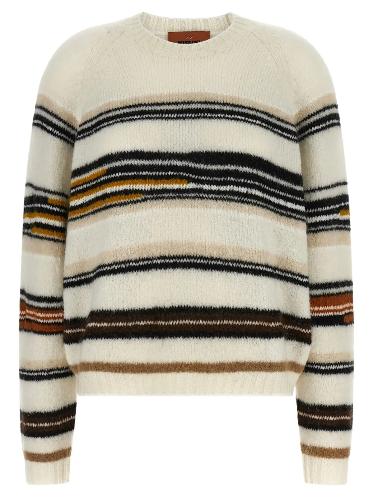 Светр Missoni Stripes intarsia Білий 1 Stripes intarsia sweater MISSONI White