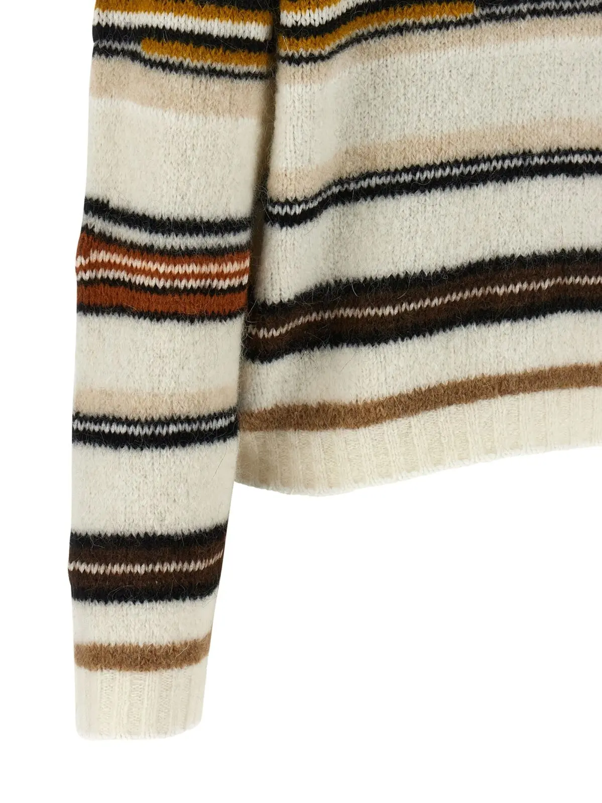 Светр Missoni Stripes intarsia Білий 4 Stripes intarsia sweater 43% polyester 19% polyamide 16% wool 14% mohair wool 4% alpaca wool 2% cotton 2% elastane MISSONI White