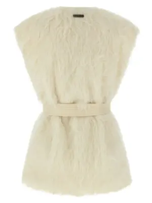 Fur vest E03141A03367903 PESERICO White