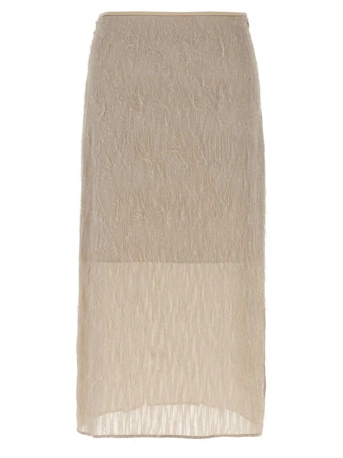 Спідниця Fil coupé PESERICO Сіра 1 Fil coupé skirt PESERICO Gray