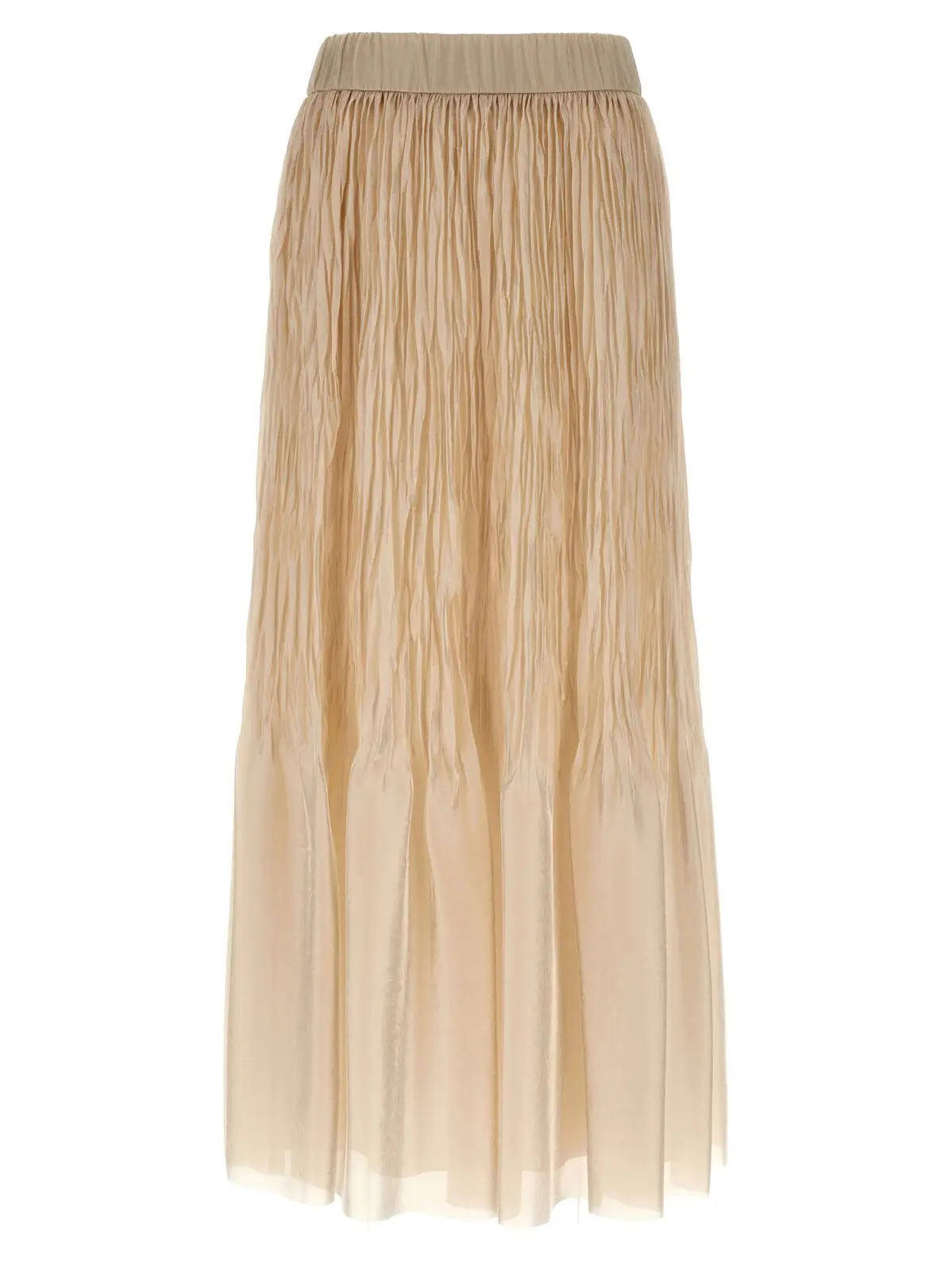 Плісирована спідниця PESERICO Бежева 1 Pleated skirt PESERICO Beige