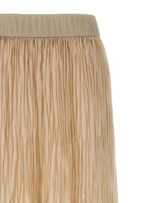 Pleated skirt Woman PESERICO Beige