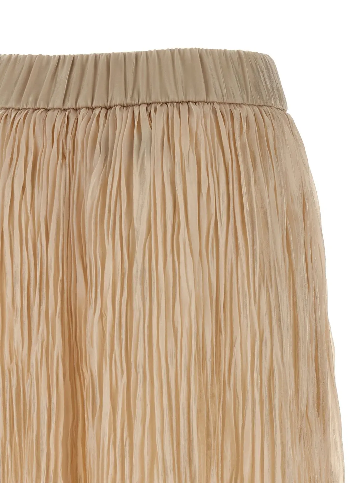 Плісирована спідниця PESERICO Бежева 4 Pleated skirt 100% polyester PESERICO Beige