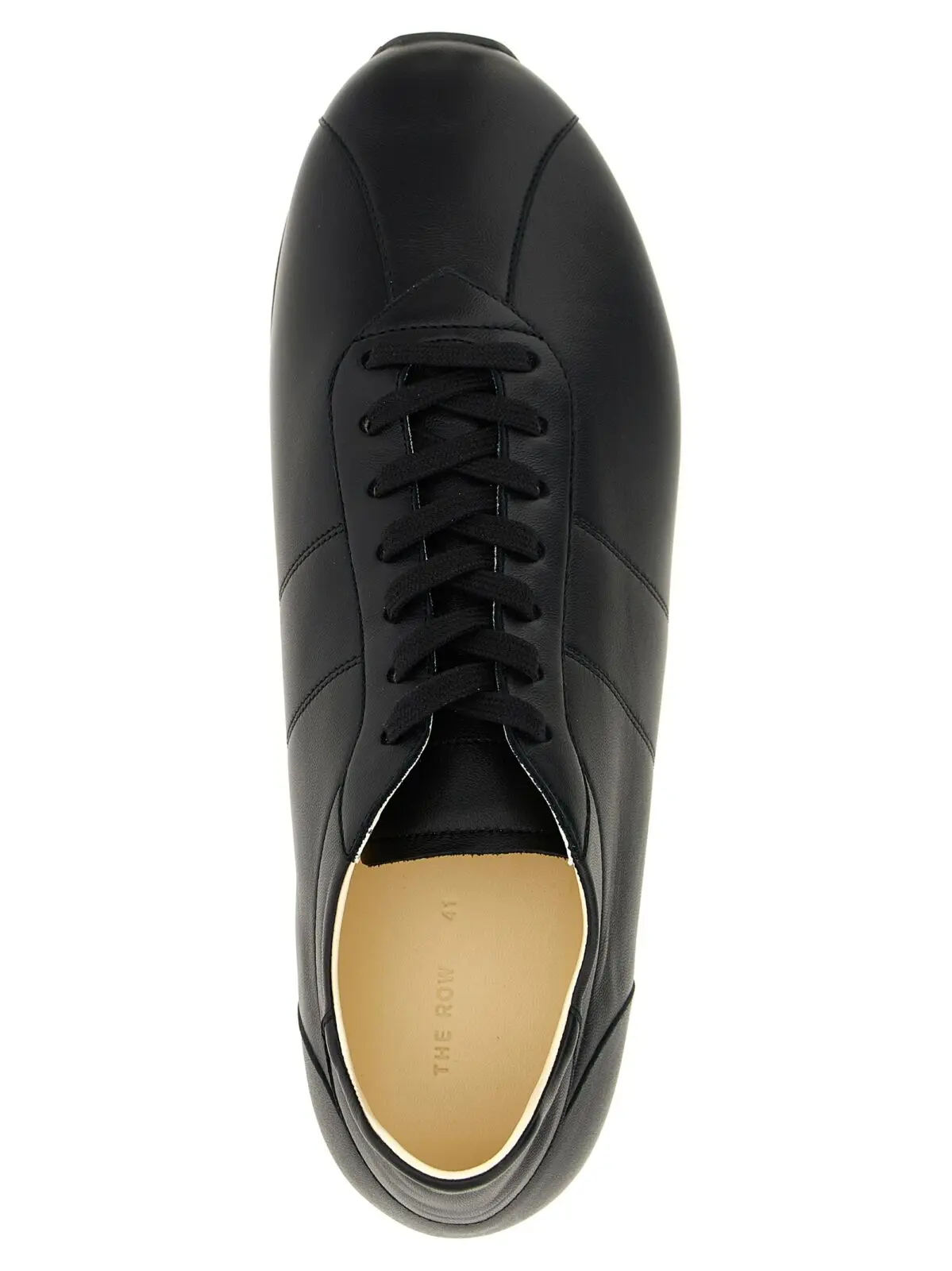 Кросівки The Row Mica Чорні 4 'Mica' sneakers 100% lamb leather (Ovis aries) THE ROW Black