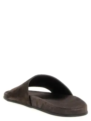 'Hugh' slides Man THE ROW Brown