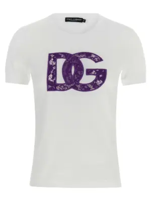 Lace T-shirt DOLCE & GABBANA White