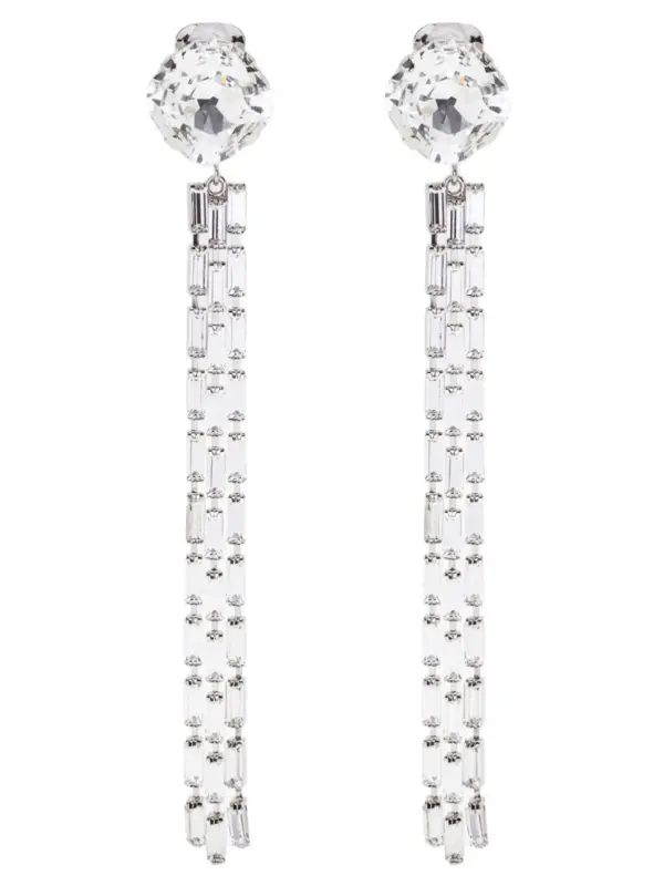 Fringed earrings ALESSANDRA RICH Silver