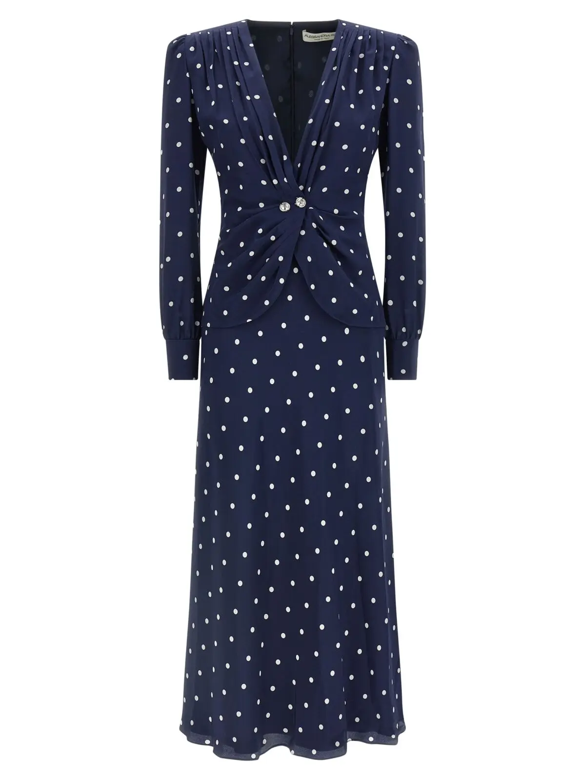 Сукня Alessandra Rich Polka dot Синя 1 Polka dot dress ALESSANDRA RICH Blue