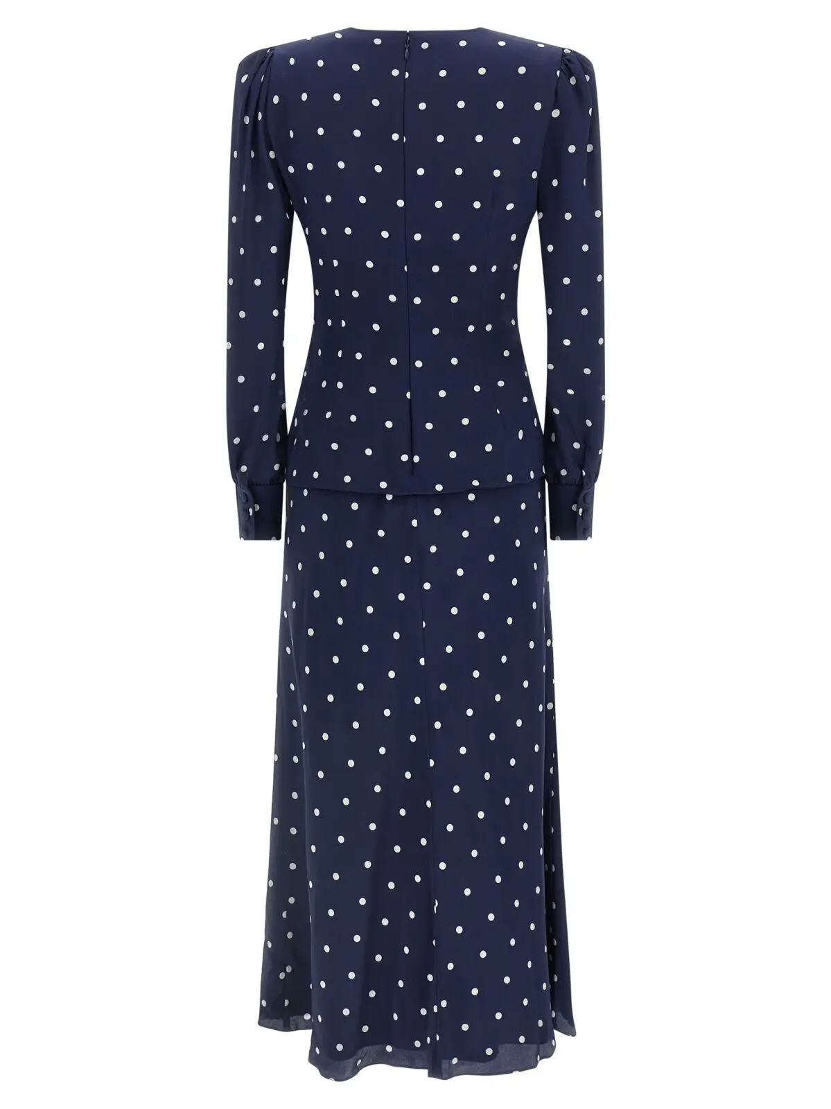 Сукня Alessandra Rich Polka dot Синя 2 Polka dot dress FABX4108F46551643 ALESSANDRA RICH Blue