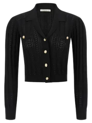 Knit cardigan ALESSANDRA RICH Black